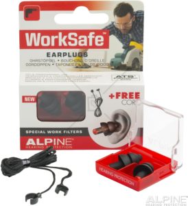 Alpine WorkSafe ørepropper pakke